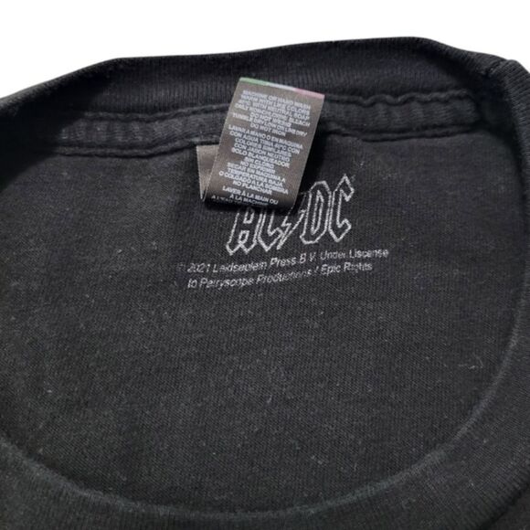 AC DC Shirt Size Small AC DC Band Tee Rock & Roll Tee AC DC Graphic Print Shirt - Picture 6 of 7